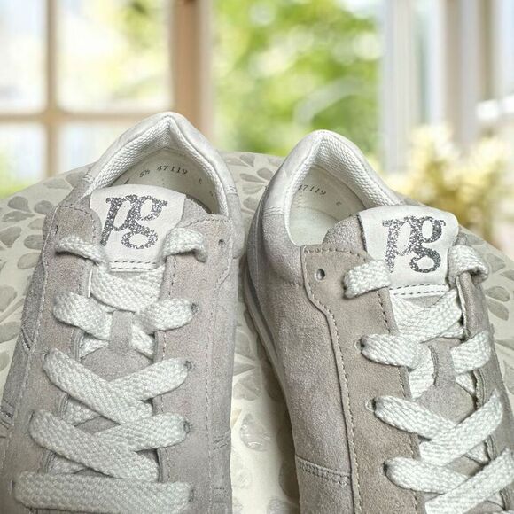 Paul Green $455 Tanner Leather Suede Rhinestone Sneaker Size 5.5 AU 8 US - Picture 14 of 16